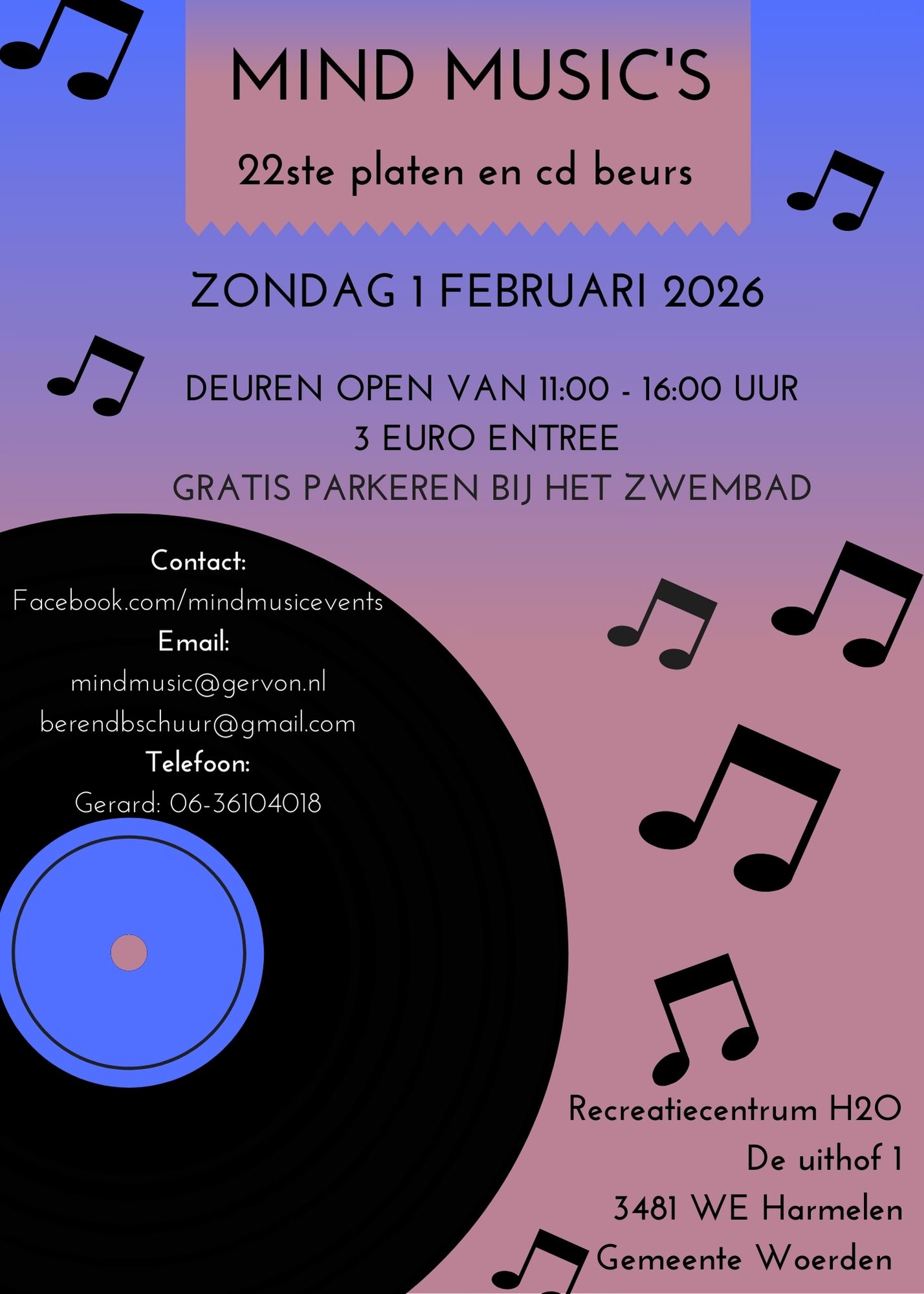 22ste Platen- en CD-beurs Mind Music