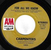 Carpenters - For All We Know