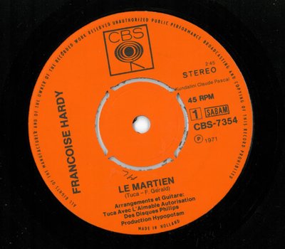 Le Martien / Chanson D'O