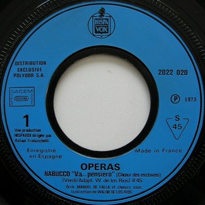 Operas (Nabucco / Elixir D'Amour)