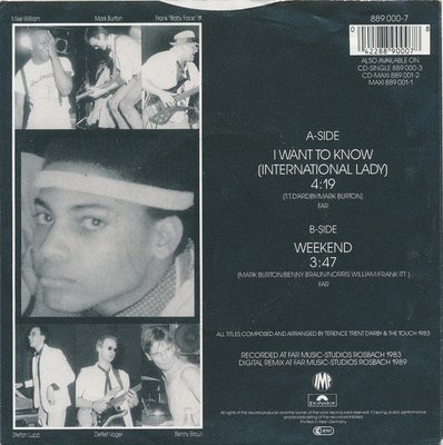 I Want To Know (International Lady)