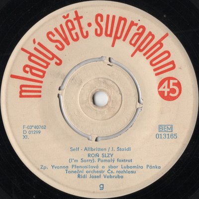 Adresát Neznámý / Roň Slzy