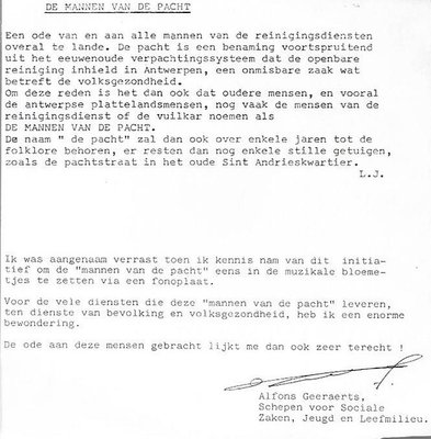 Wij Zijn De Mannen Van De Pacht