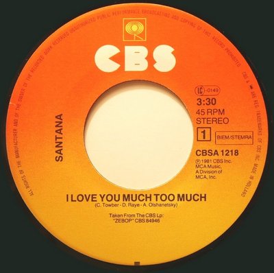 I Love You Much Too Much