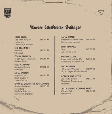 Nimm Platz, Mein Schatz