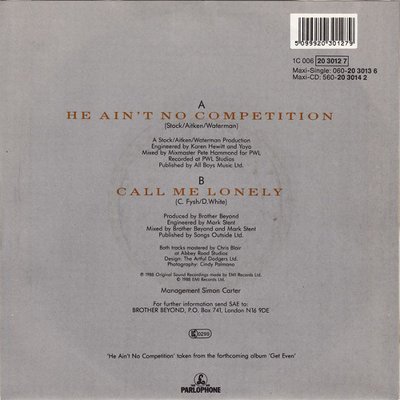 He Ain't No Competition