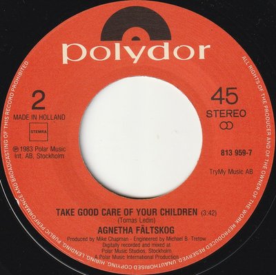 Wrap Your Arms Around Me / Take Good Care Of Your Children