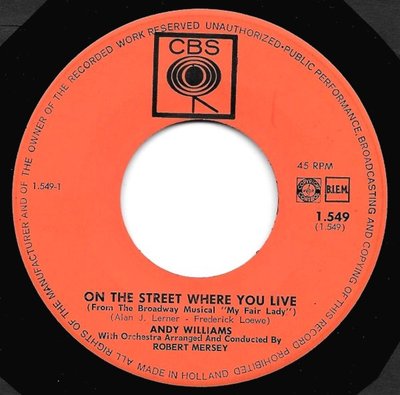 On The Street Where You Live