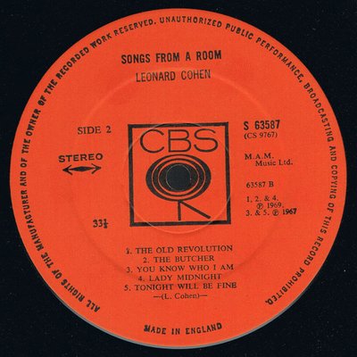 Songs From A Room
